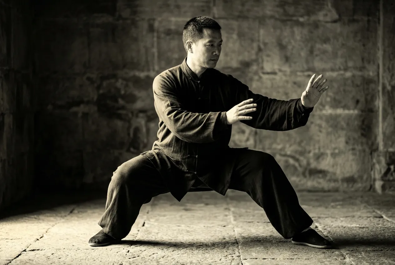 Origins in Chen Village — tai chi forms illustration