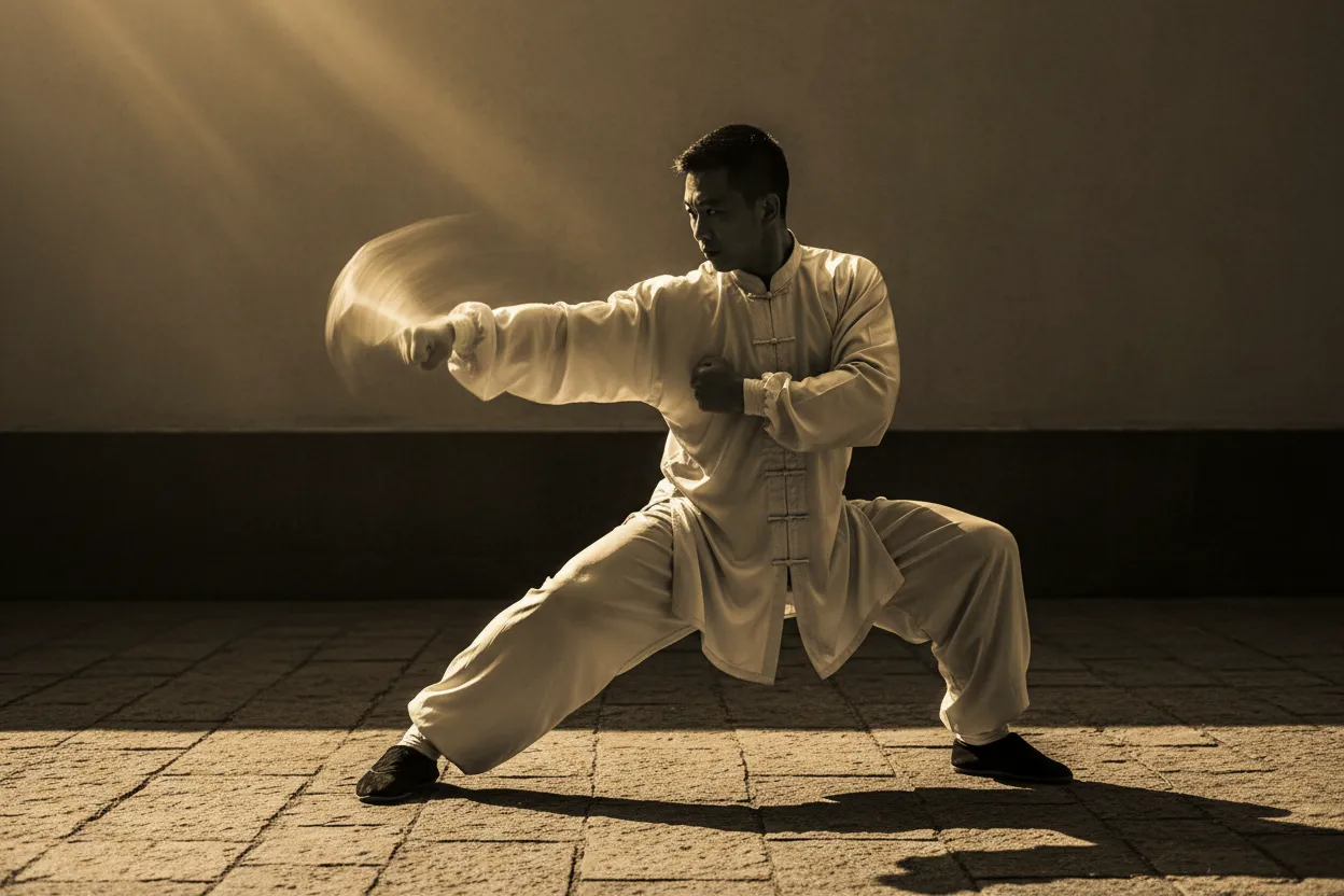 Origins in Chen Village — tai chi forms illustration