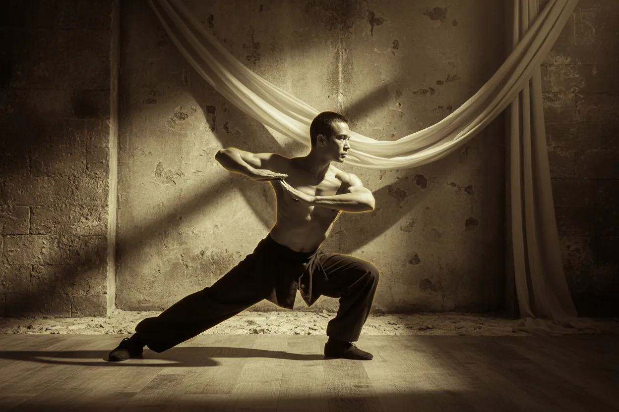 The Two Core Principles: Fajin and Silk-Reeling — tai chi forms illustration