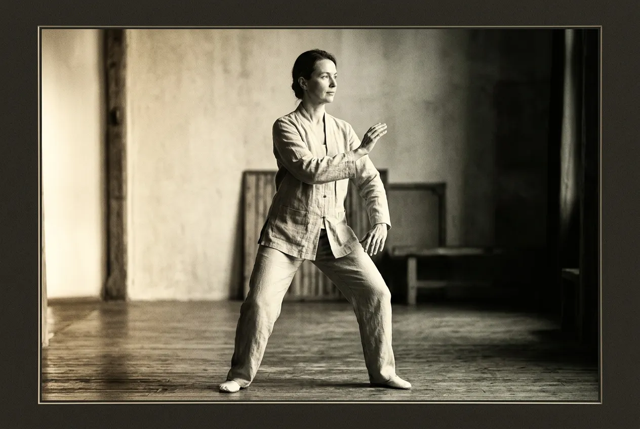The Two Core Principles: Fajin and Silk-Reeling — tai chi forms illustration
