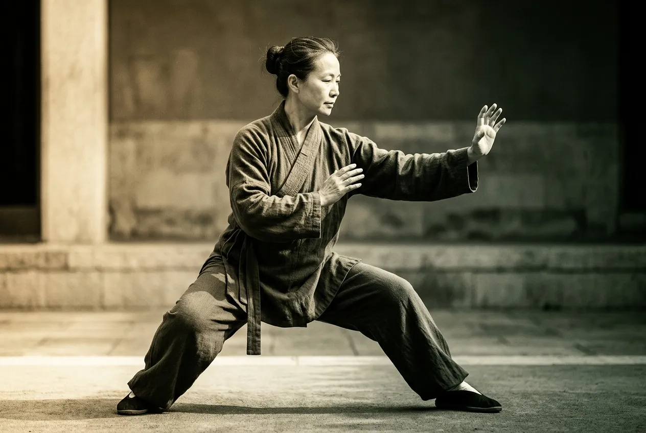 The Relationship Between Them — tai chi forms illustration