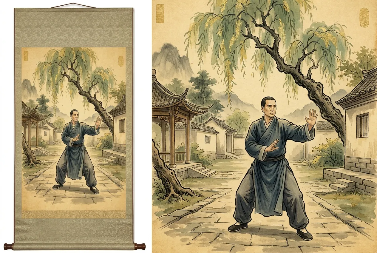 Why the Village Matters to Practitioners — tai chi history illustration