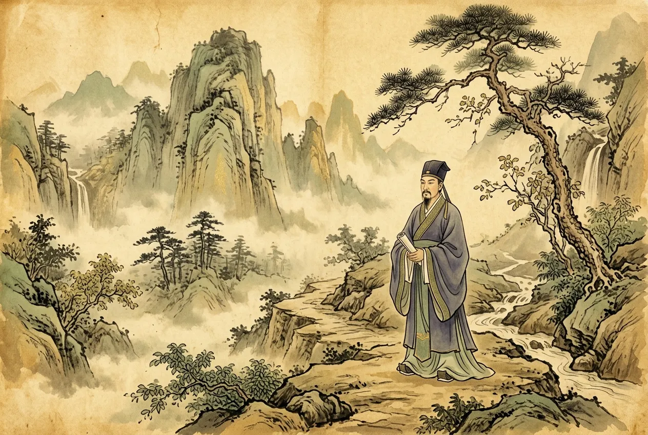 The Five Excellences — tai chi history illustration