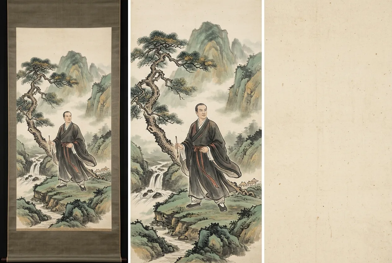 The Books Themselves — tai chi history illustration