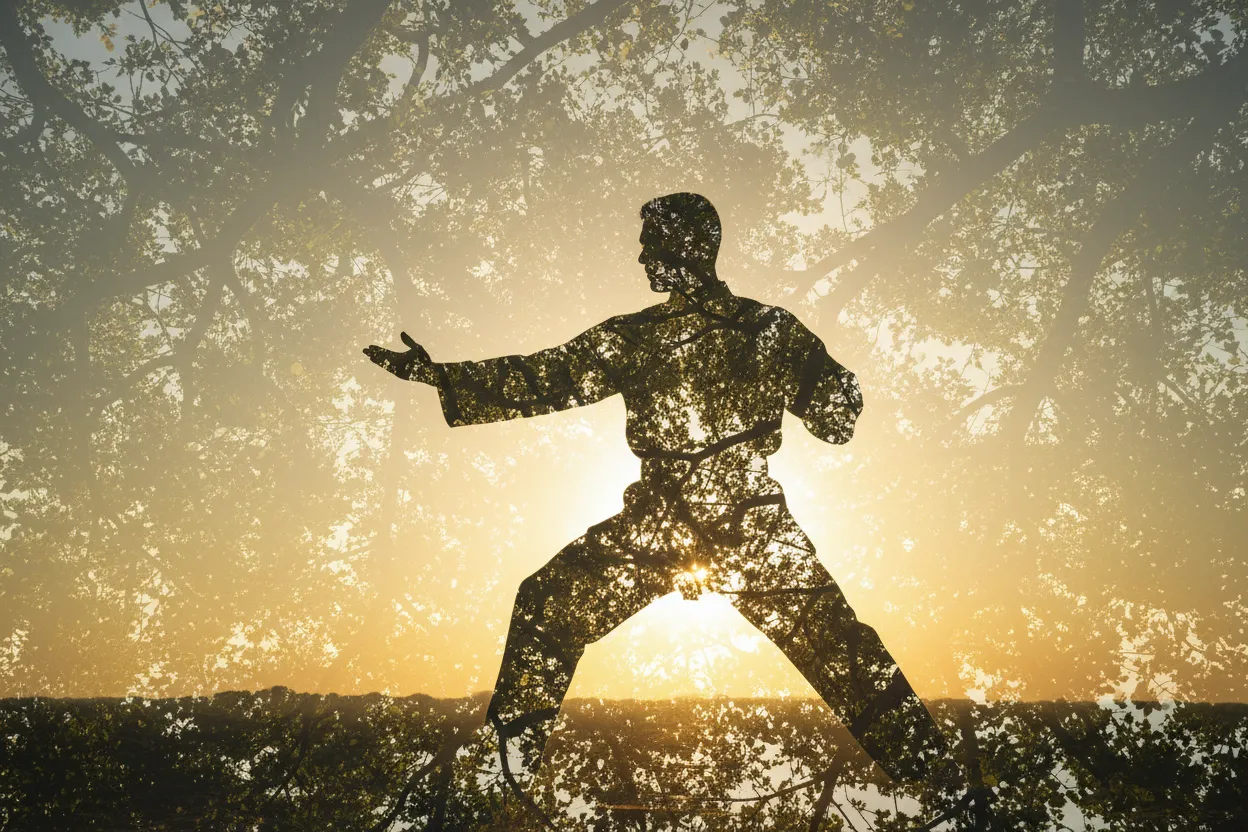 Why Daily Practice Beats Weekly Sessions — tai chi practice illustration