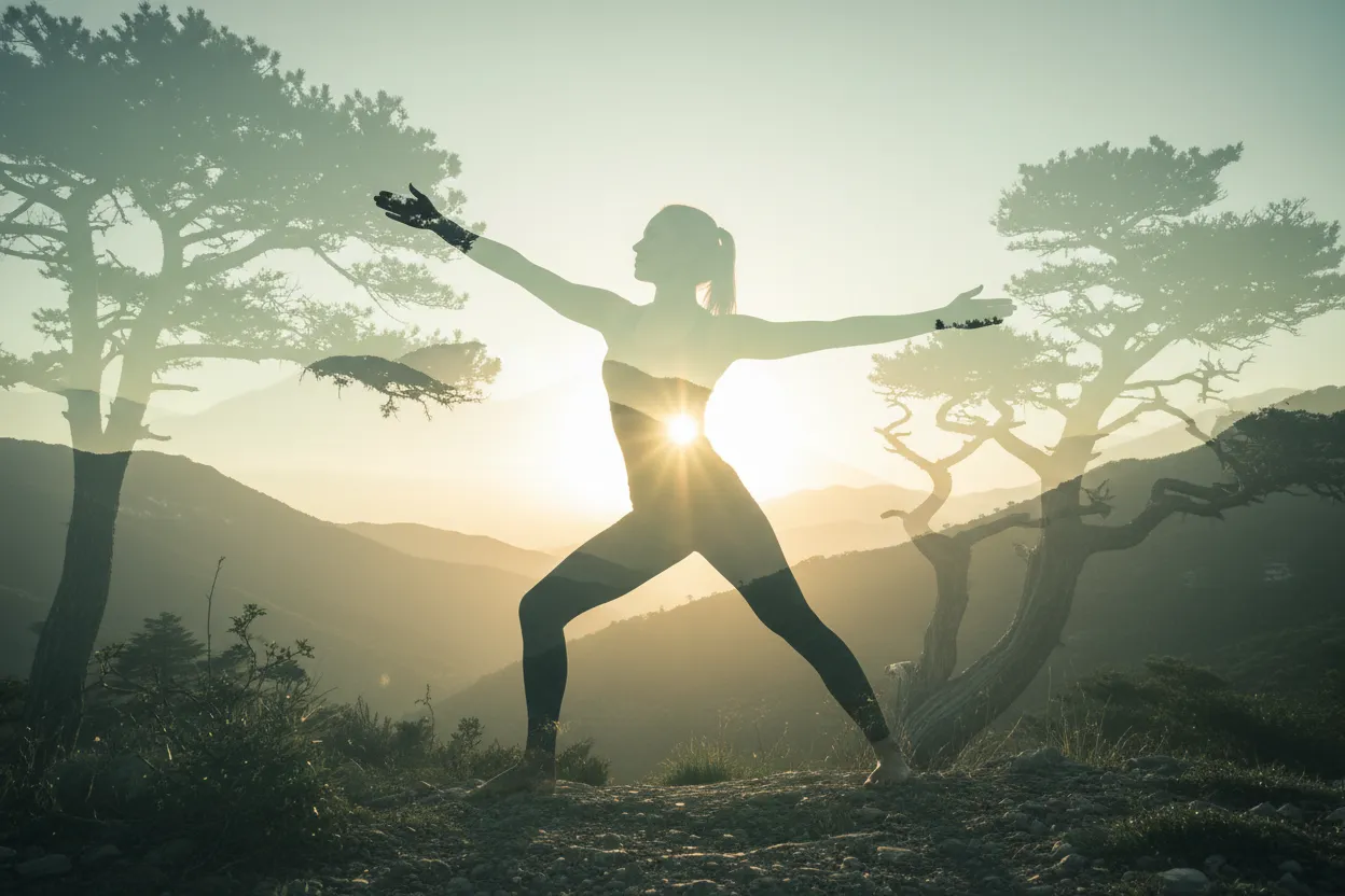 How to Practise the Eight Brocades — tai chi practice illustration