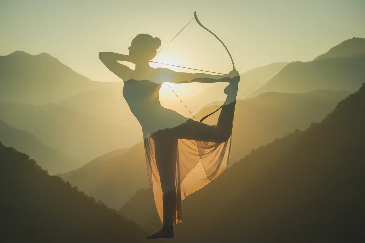 The Eight Movements — tai chi practice illustration
