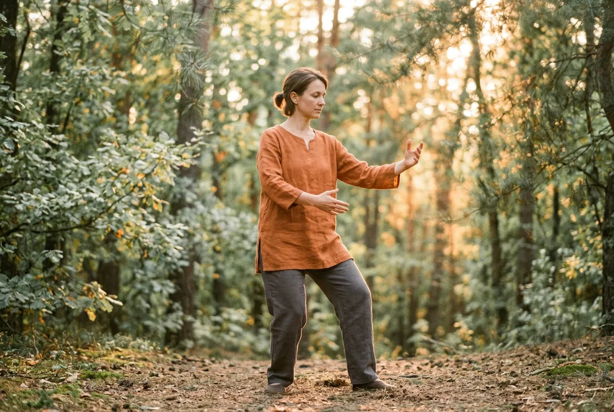 Historical Origins: Hua Tuo and the Han Dynasty — tai chi practice illustration
