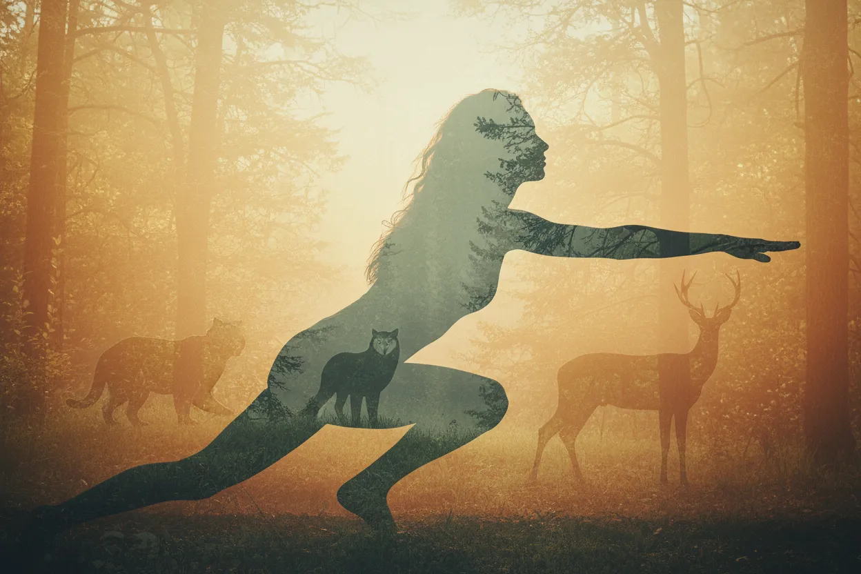 The Five Animals: Movements and Health Associations — tai chi practice illustration