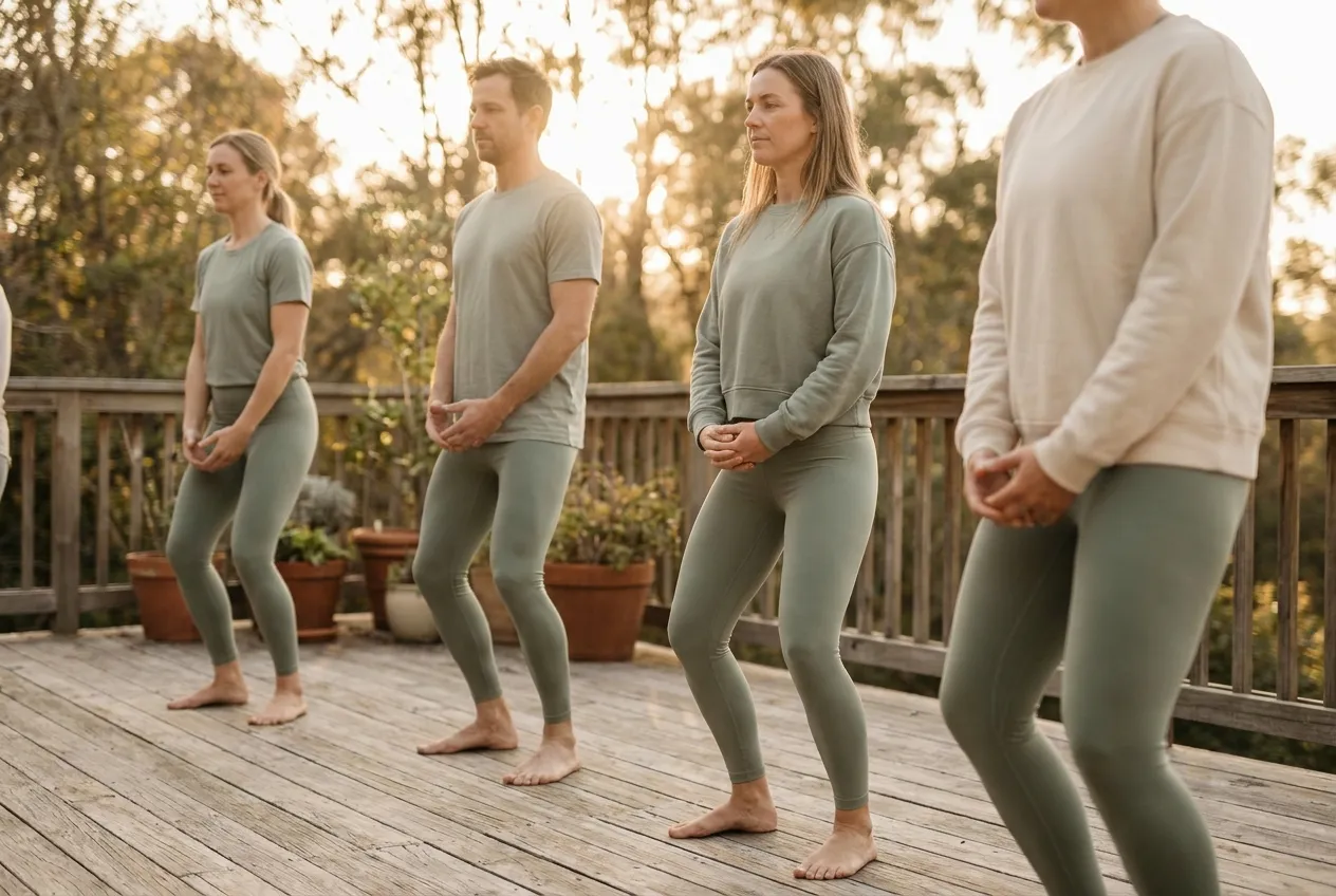 Evaluating a Class in One Visit — tai chi for-beginners illustration