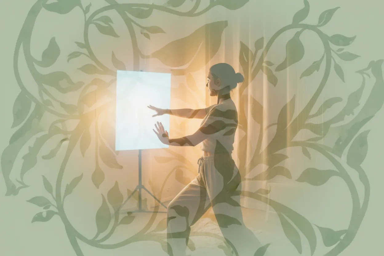 What Online Instruction Cannot Replace — tai chi practice illustration