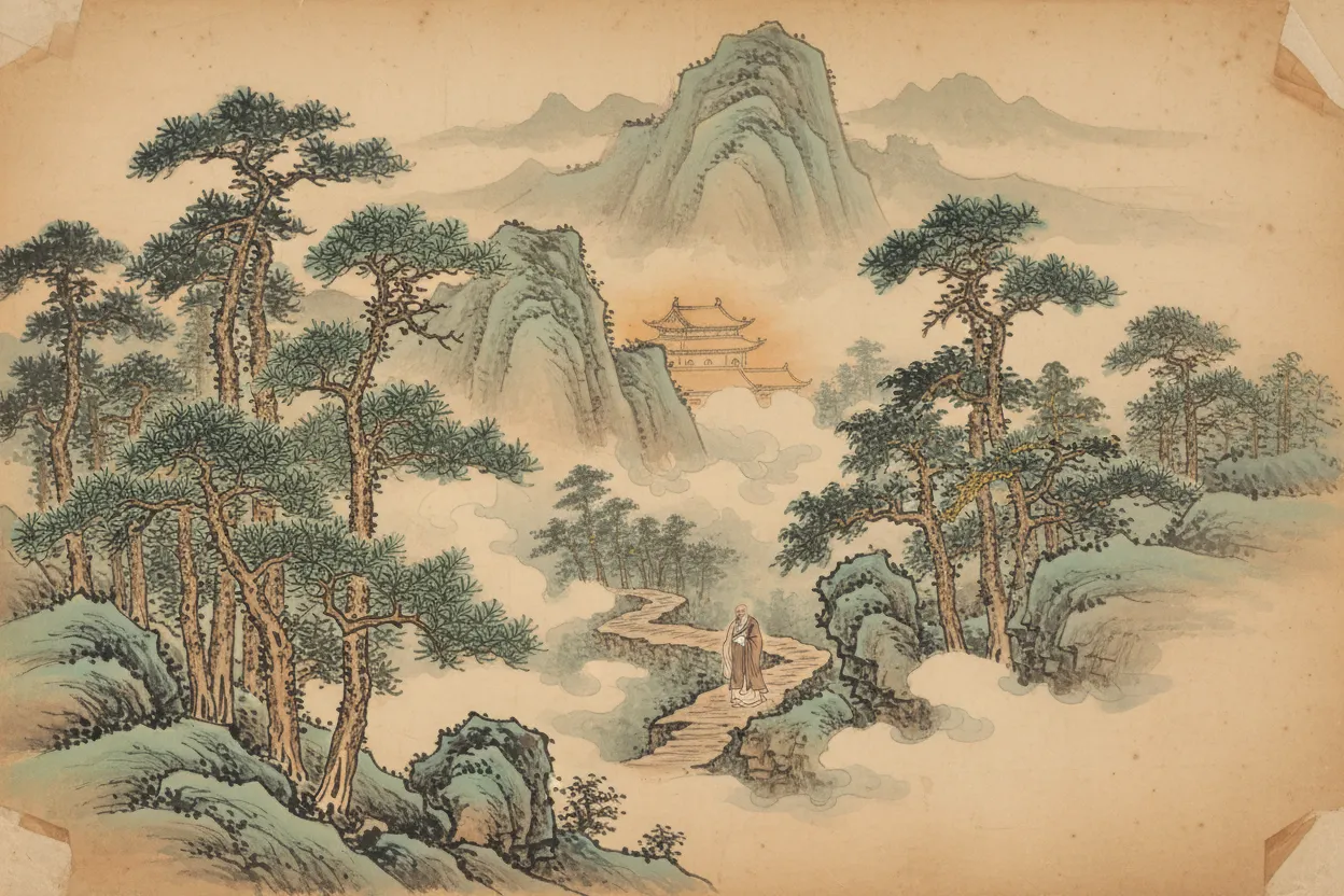 The Legend of Zhang Sanfeng — tai chi history illustration