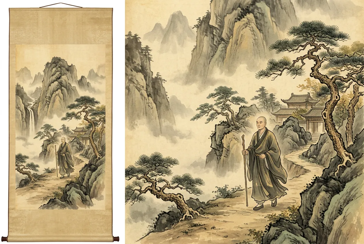 The Legend of Zhang Sanfeng — tai chi history illustration