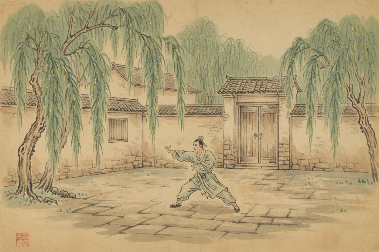 Chen Village: The Documented Origin — tai chi history illustration
