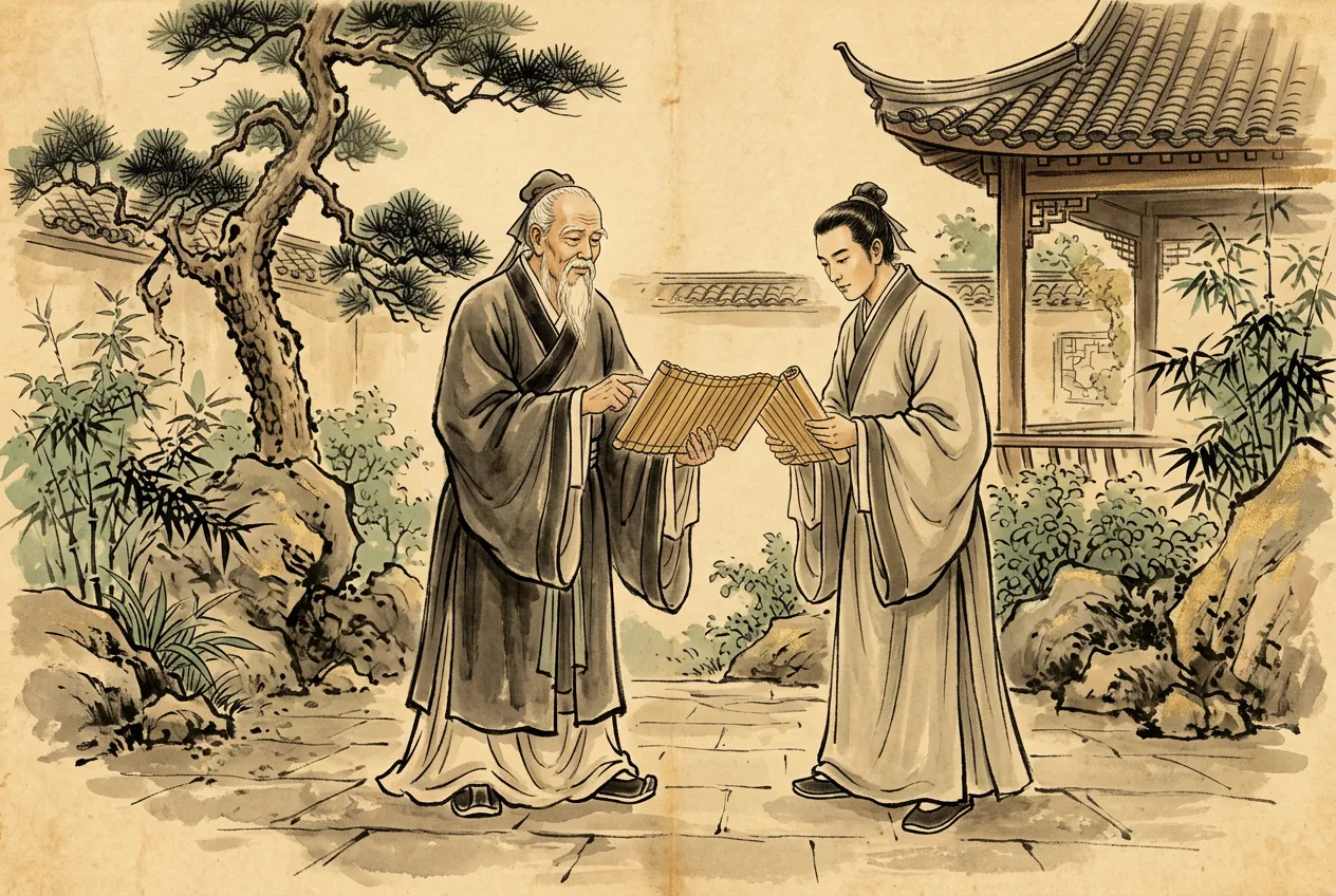The Five Major Family Styles — tai chi history illustration