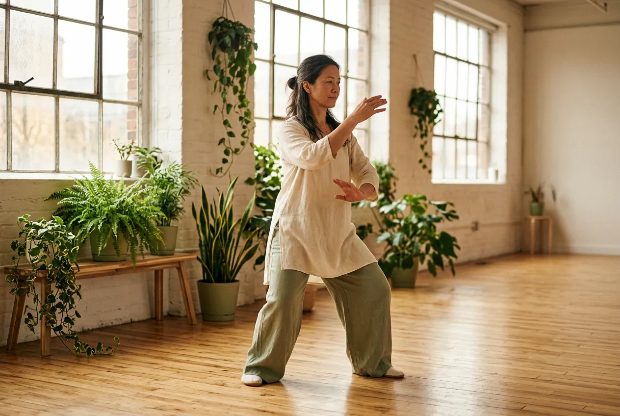 Cardiovascular Health — tai chi health illustration