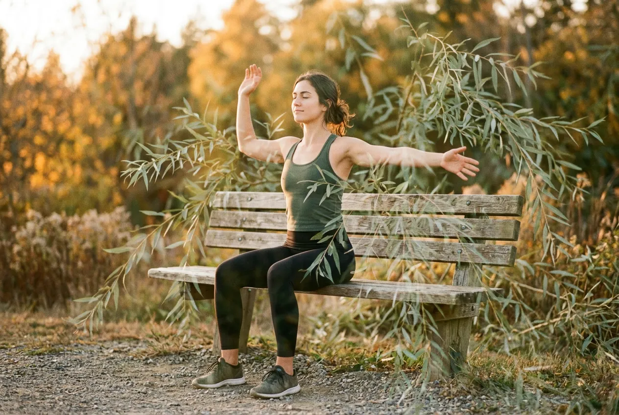 How to Set Up for Seated Practice — tai chi practice illustration