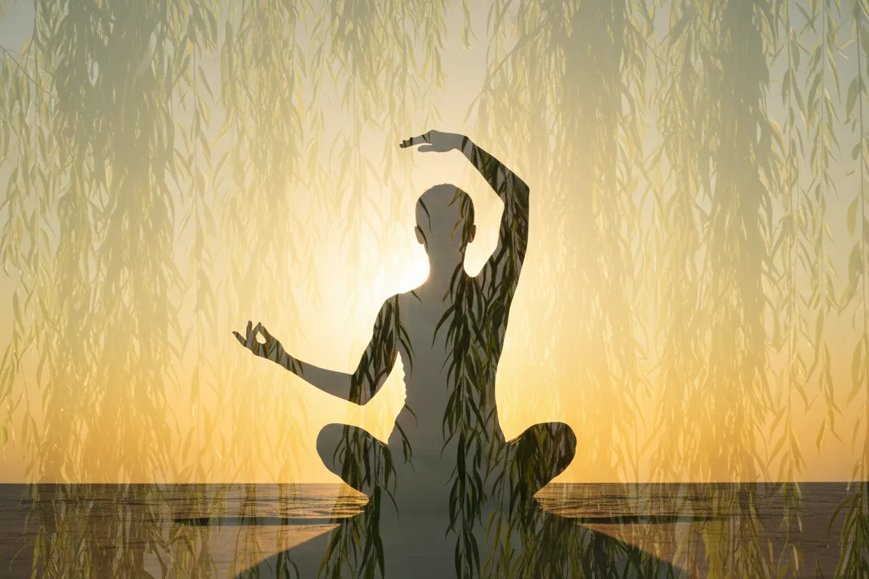 How to Set Up for Seated Practice — tai chi practice illustration