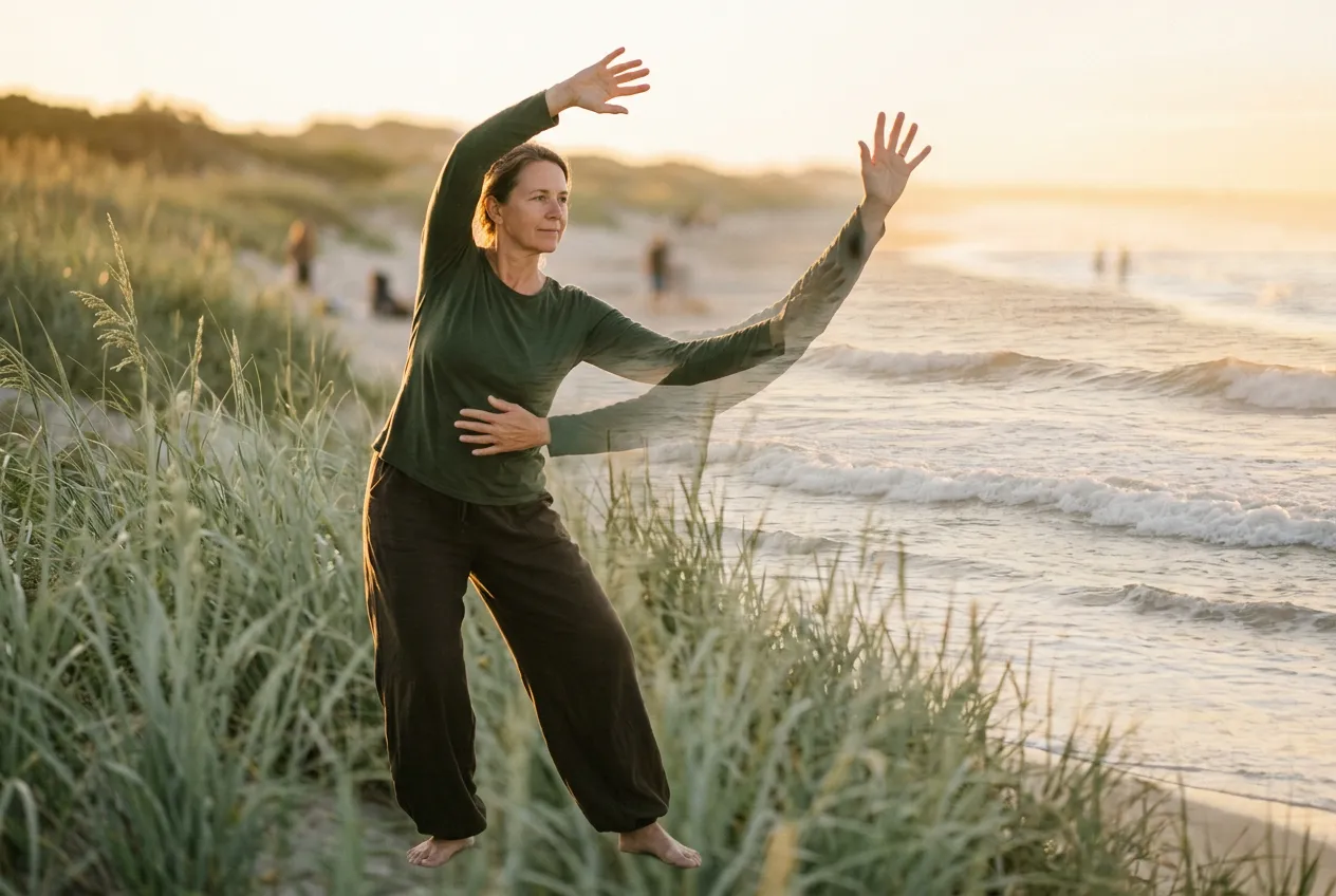 Shibashi Within a Broader Practice — tai chi practice illustration