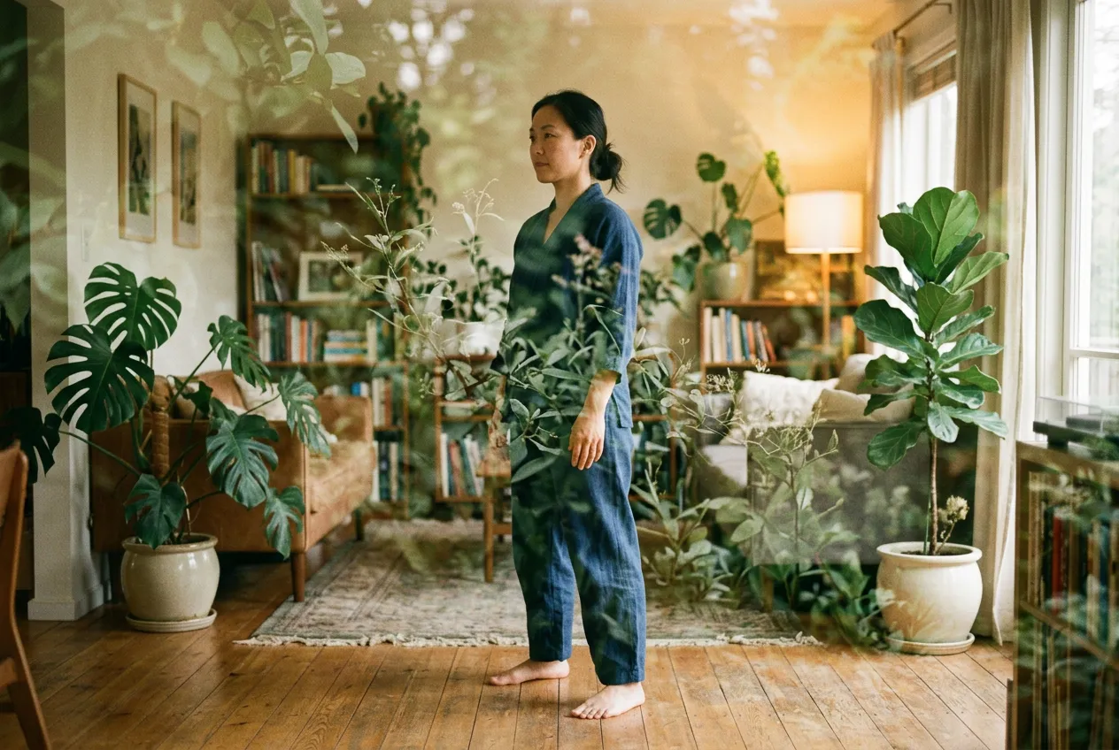 What to Wear for Home Practice — tai chi practice illustration