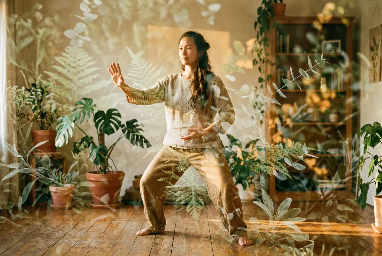 Common Home Practice Challenges and How to Address Them — tai chi practice illustration