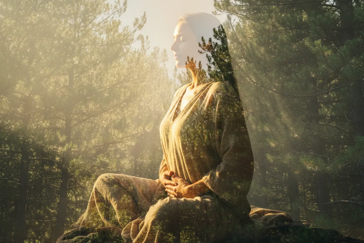 The Foundation: Diaphragmatic Breathing — tai chi practice illustration