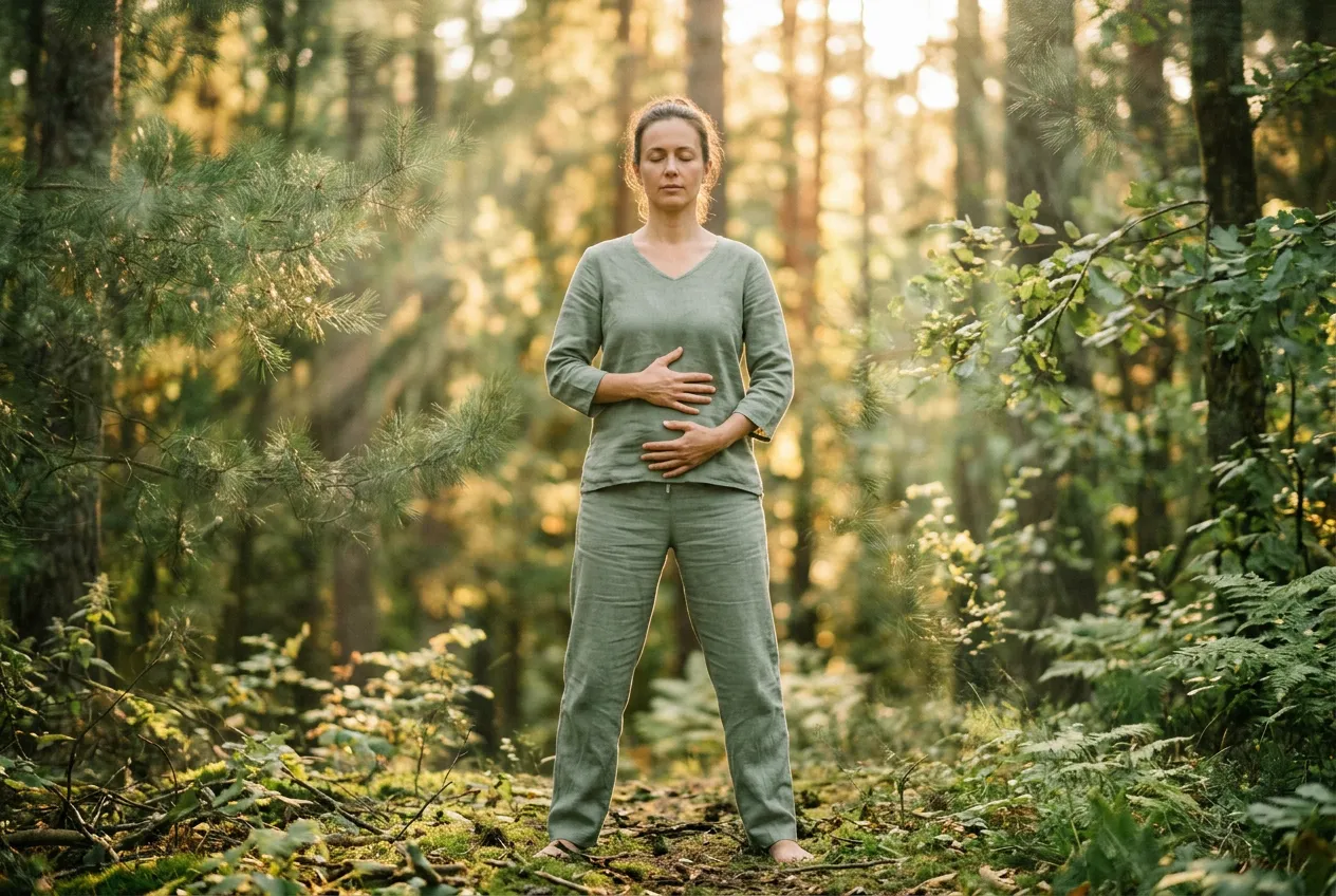 Practical Guidance for Developing Your Breathing — tai chi practice illustration