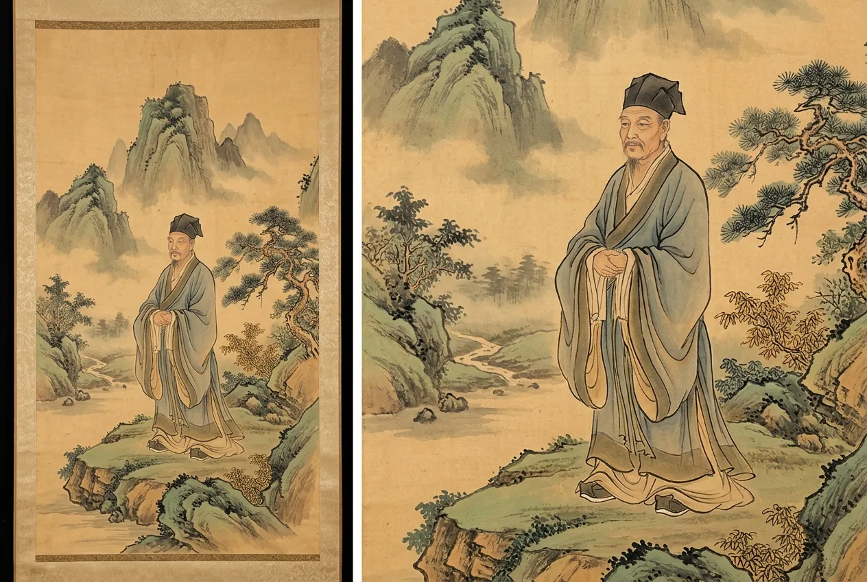 The Three Characters — tai chi history illustration