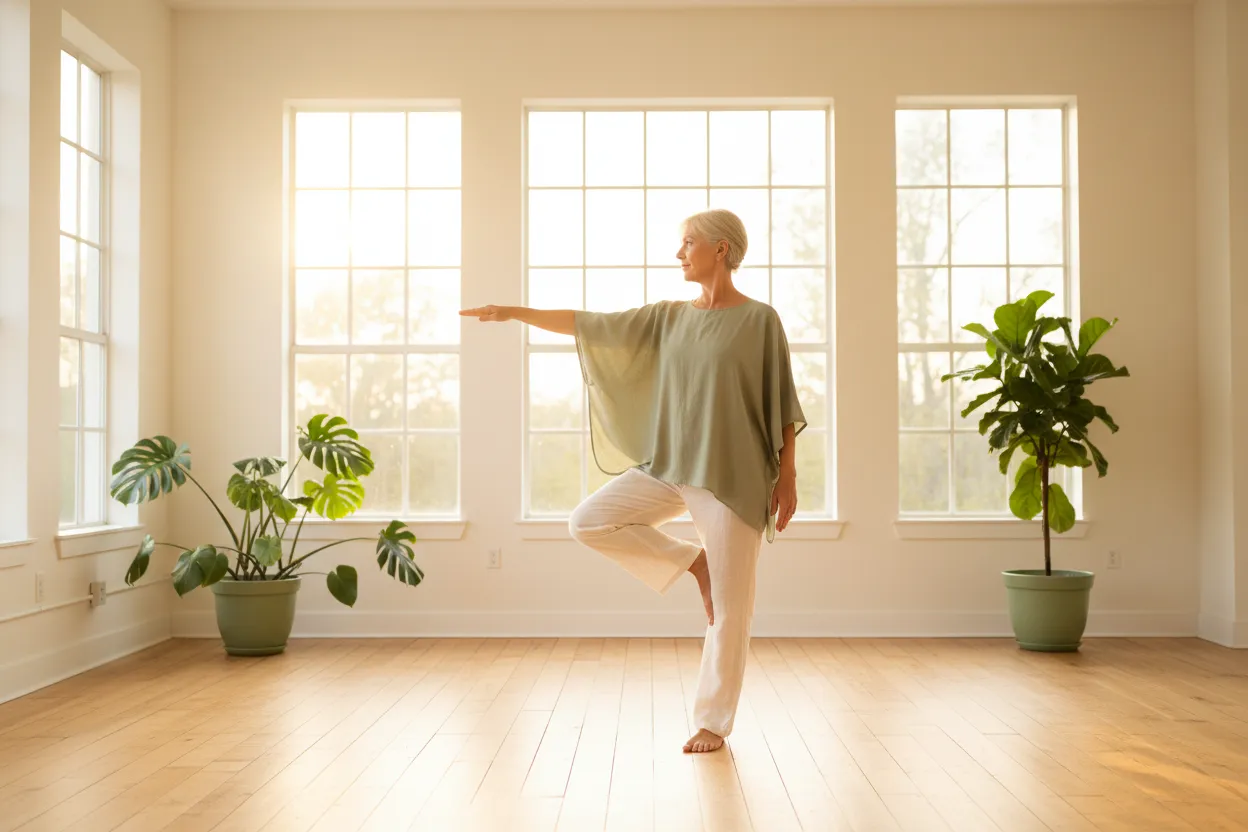 How Tai Chi Improves Balance Mechanically — tai chi health illustration