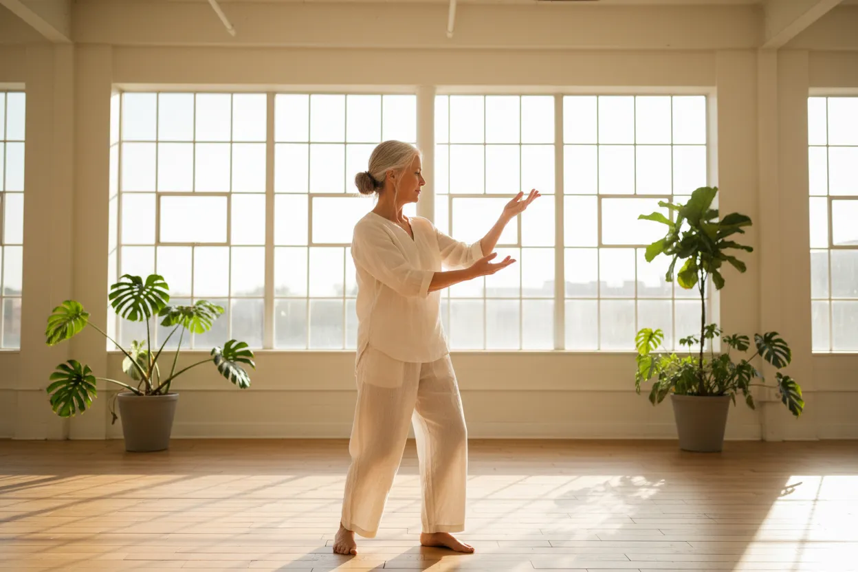 Why Tai Chi Works Well for Arthritic Joints — tai chi health illustration