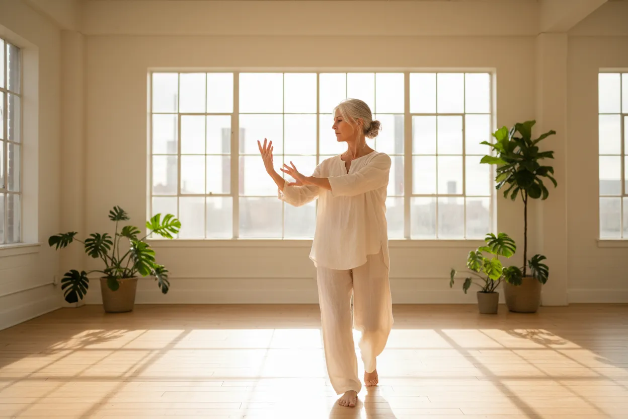 Tai Chi Alongside Medical Arthritis Management — tai chi health illustration