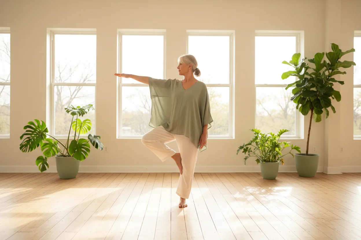 What Balance Actually Is — tai chi health illustration