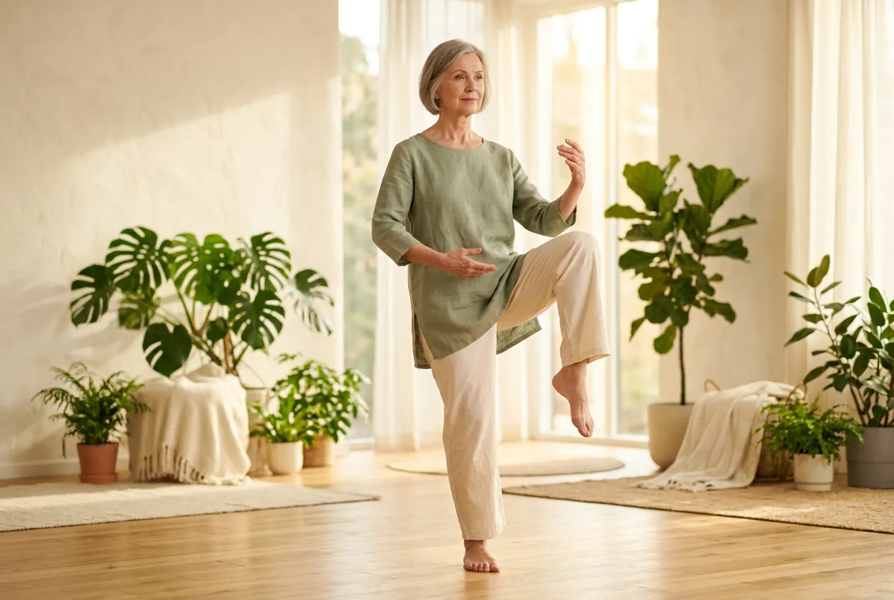 What Balance Actually Is — tai chi health illustration