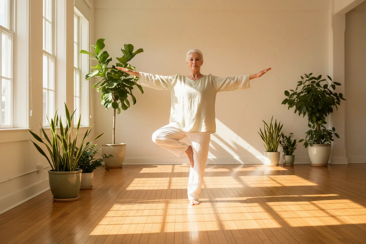 Muscle Strength and Balance — tai chi health illustration