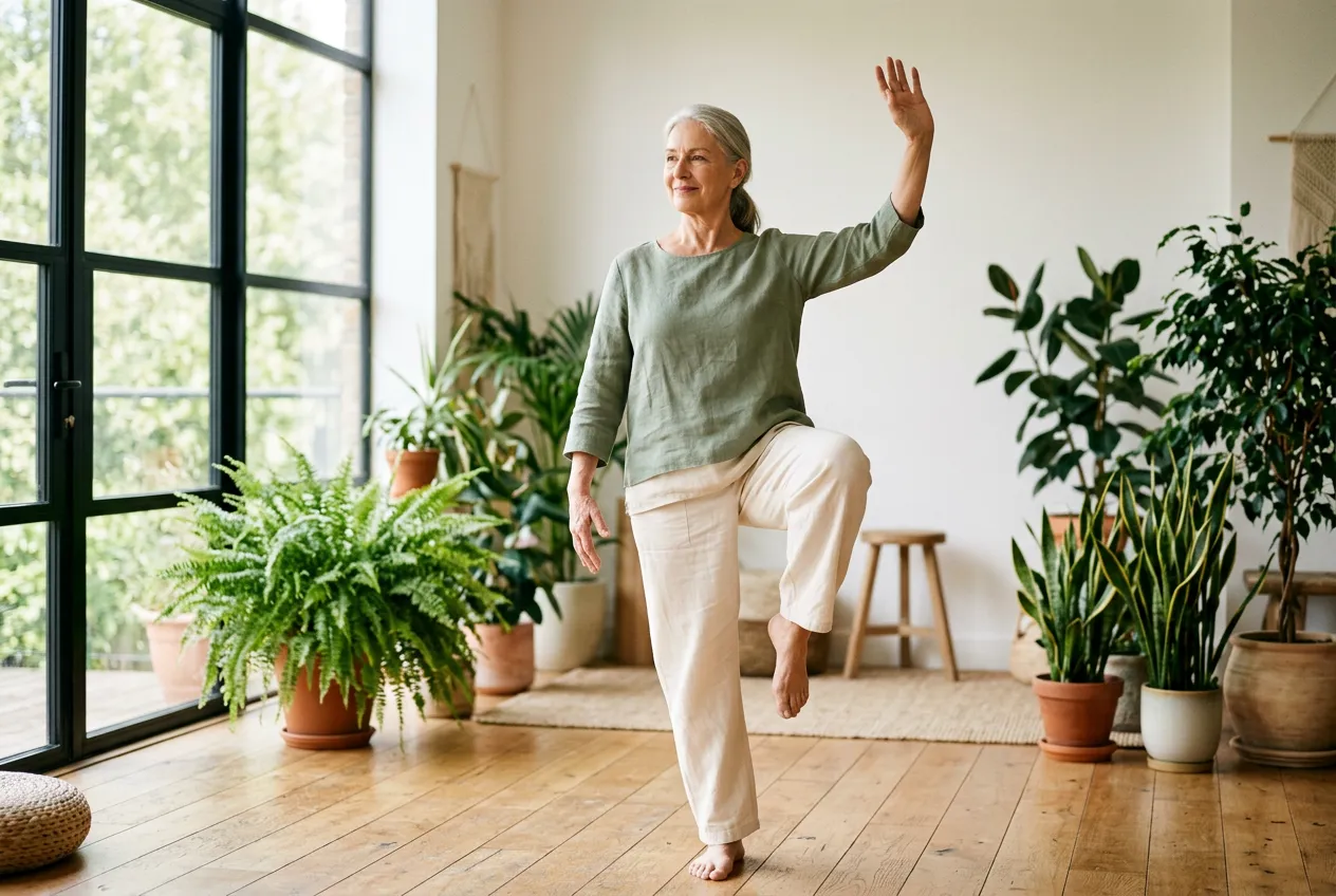 Muscle Strength and Balance — tai chi health illustration
