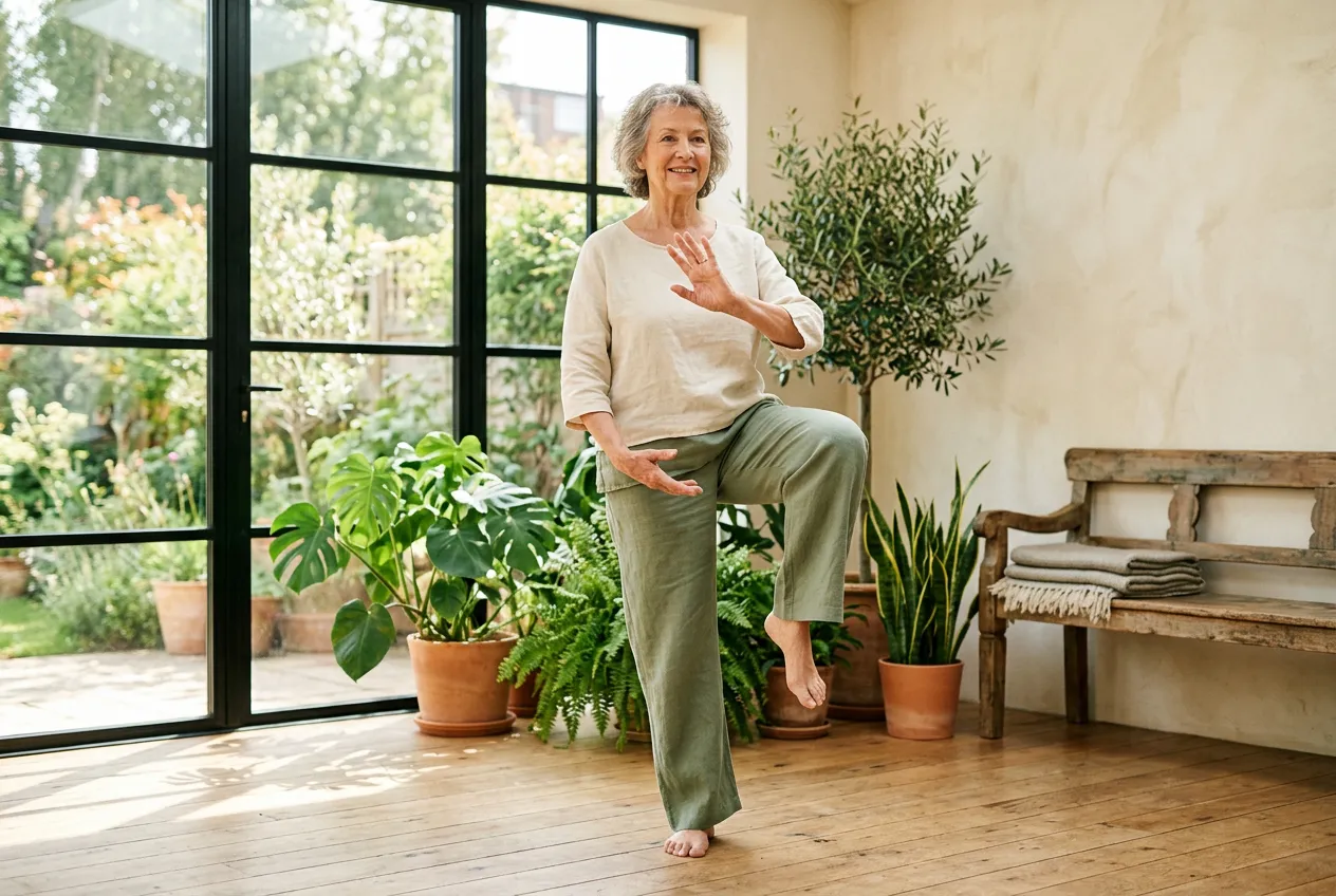 Research on Tai Chi and Balance Outcomes — tai chi health illustration