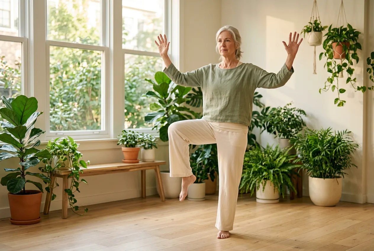 Beyond the Physical: Balance as a Metaphor in Tai Chi — tai chi health illustration