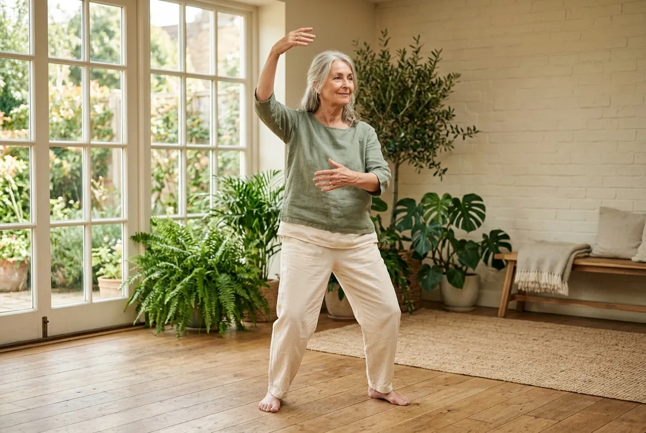 Chronic Low Back Pain — tai chi health illustration