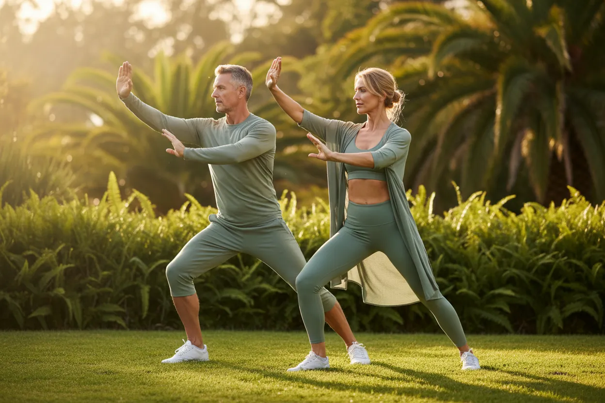What Tai Chi Offers the Active Over-50s — tai chi for-beginners illustration