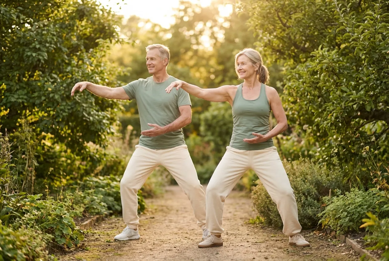 What Tai Chi Offers the Active Over-50s — tai chi for-beginners illustration