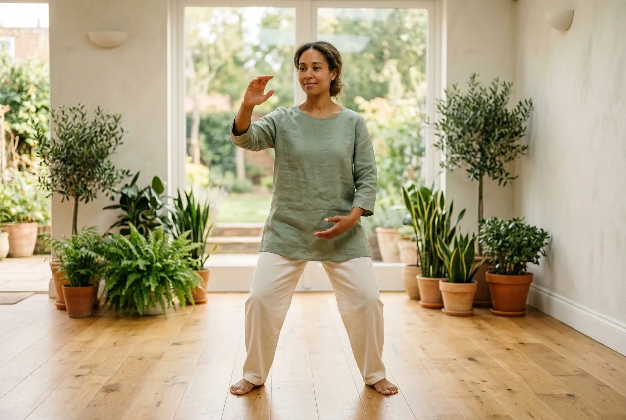 A Starting Sequence — tai chi health illustration