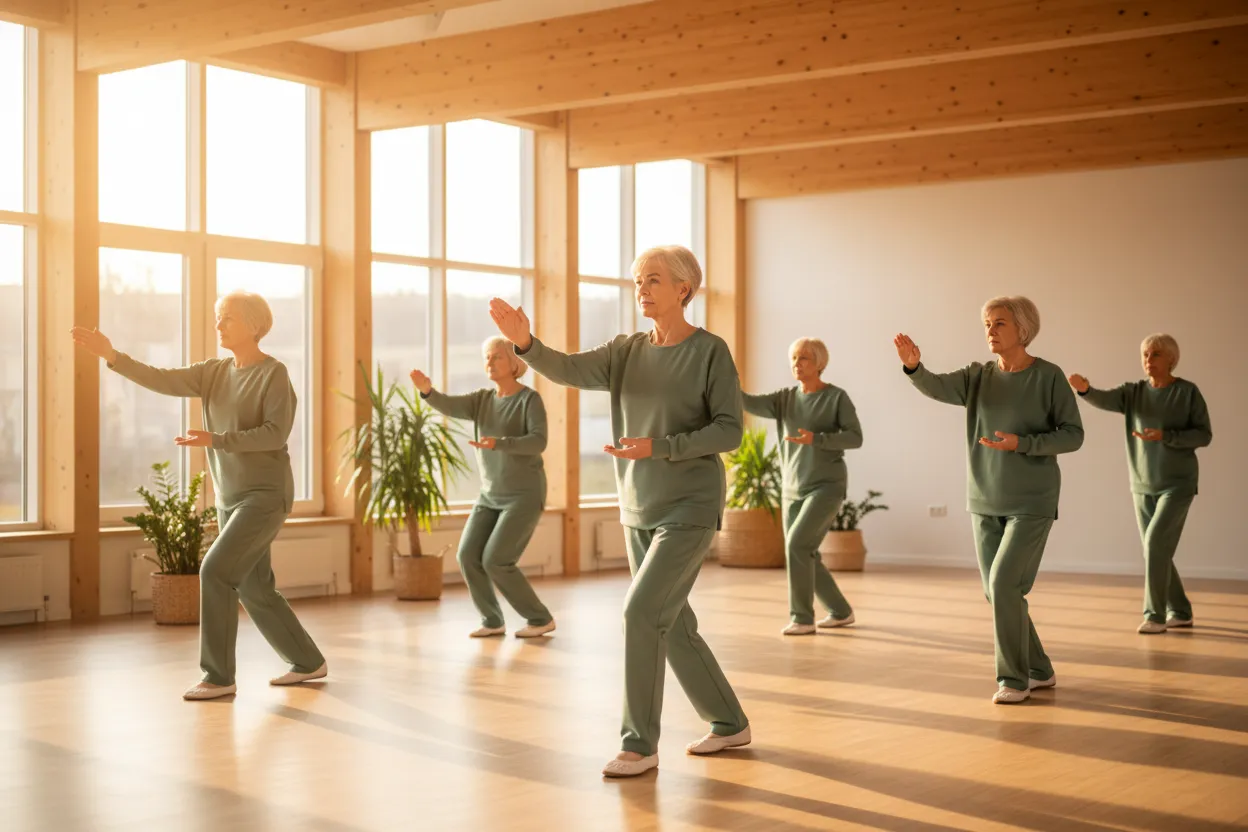 Tai Chi for Common Senior Health Conditions — tai chi for-beginners illustration