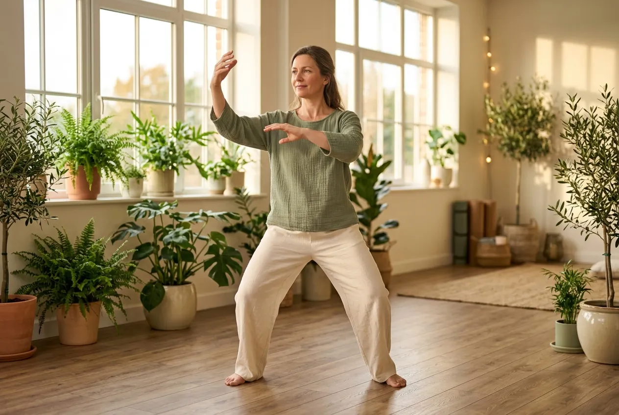 When to Practise for Sleep — tai chi health illustration
