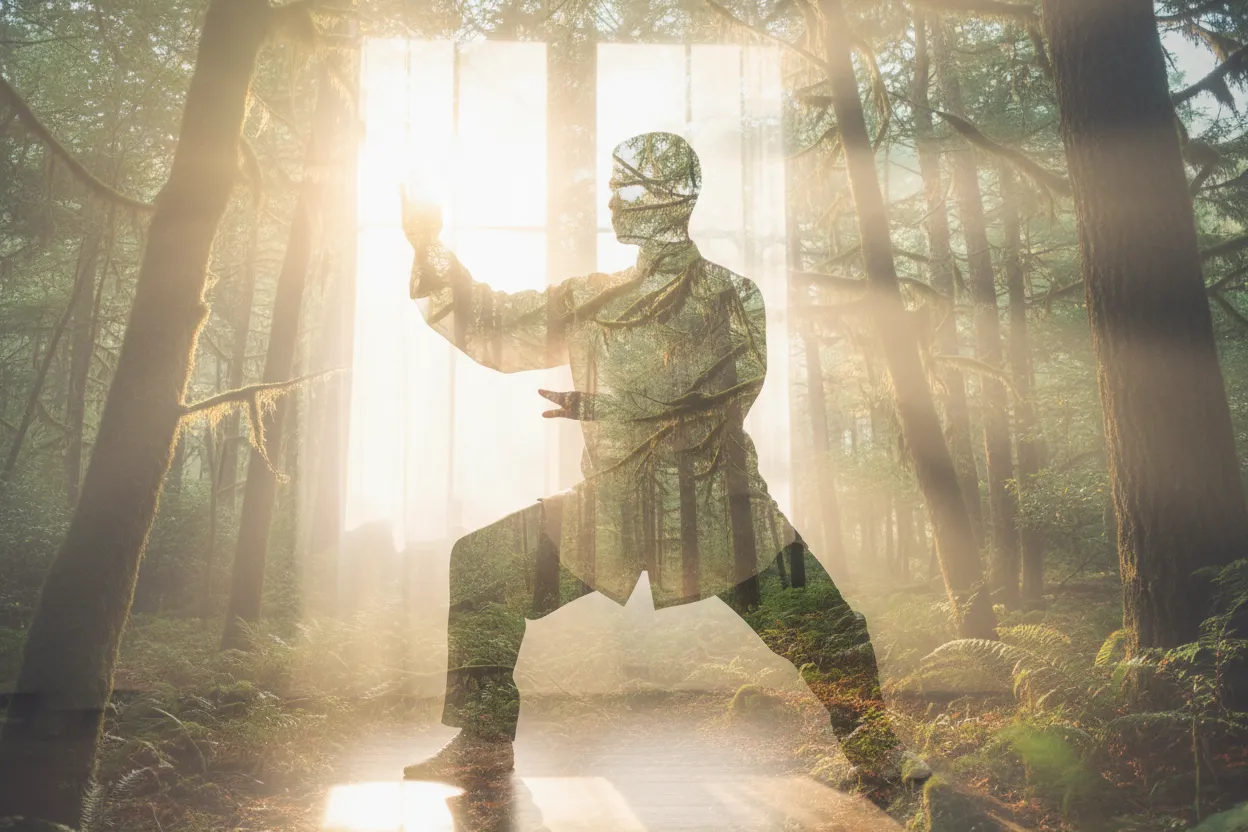 Song: Learning to Relax Properly — tai chi practice illustration
