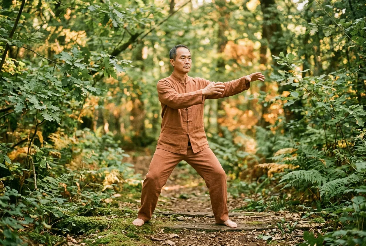 Song: Learning to Relax Properly — tai chi practice illustration