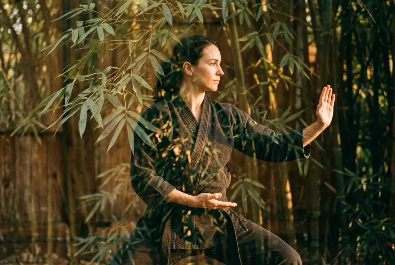 Putting the Principles Together — tai chi practice illustration