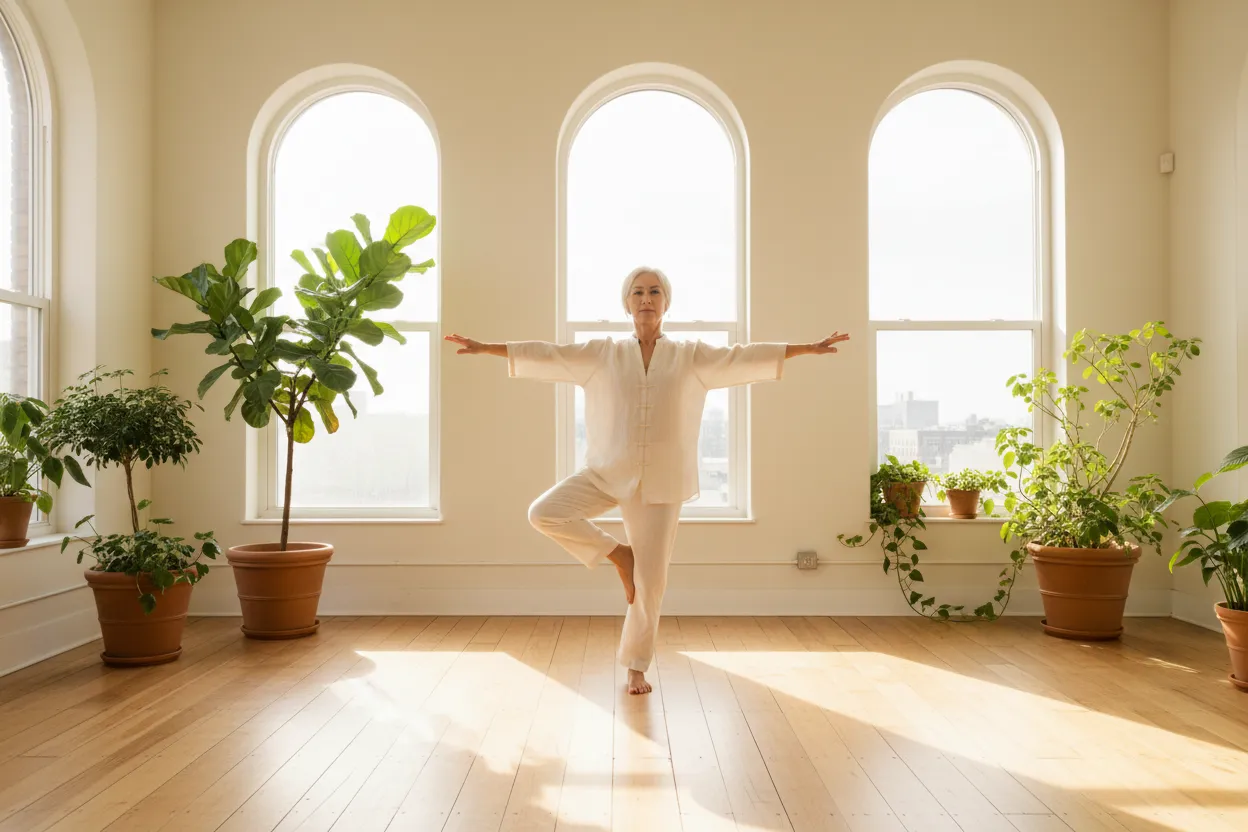 Balance, Coordination, and Fall Prevention — tai chi health illustration