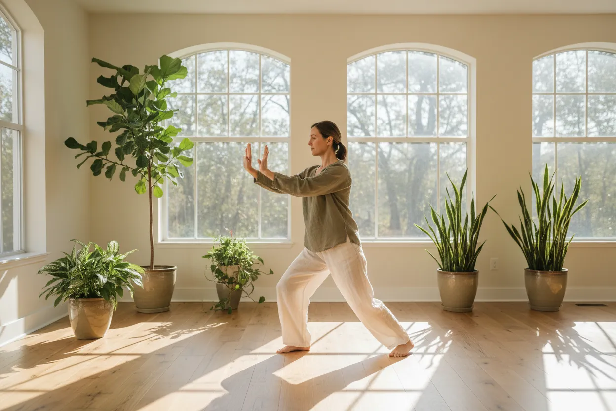 Neurological Conditions: Parkinson's Disease — tai chi health illustration