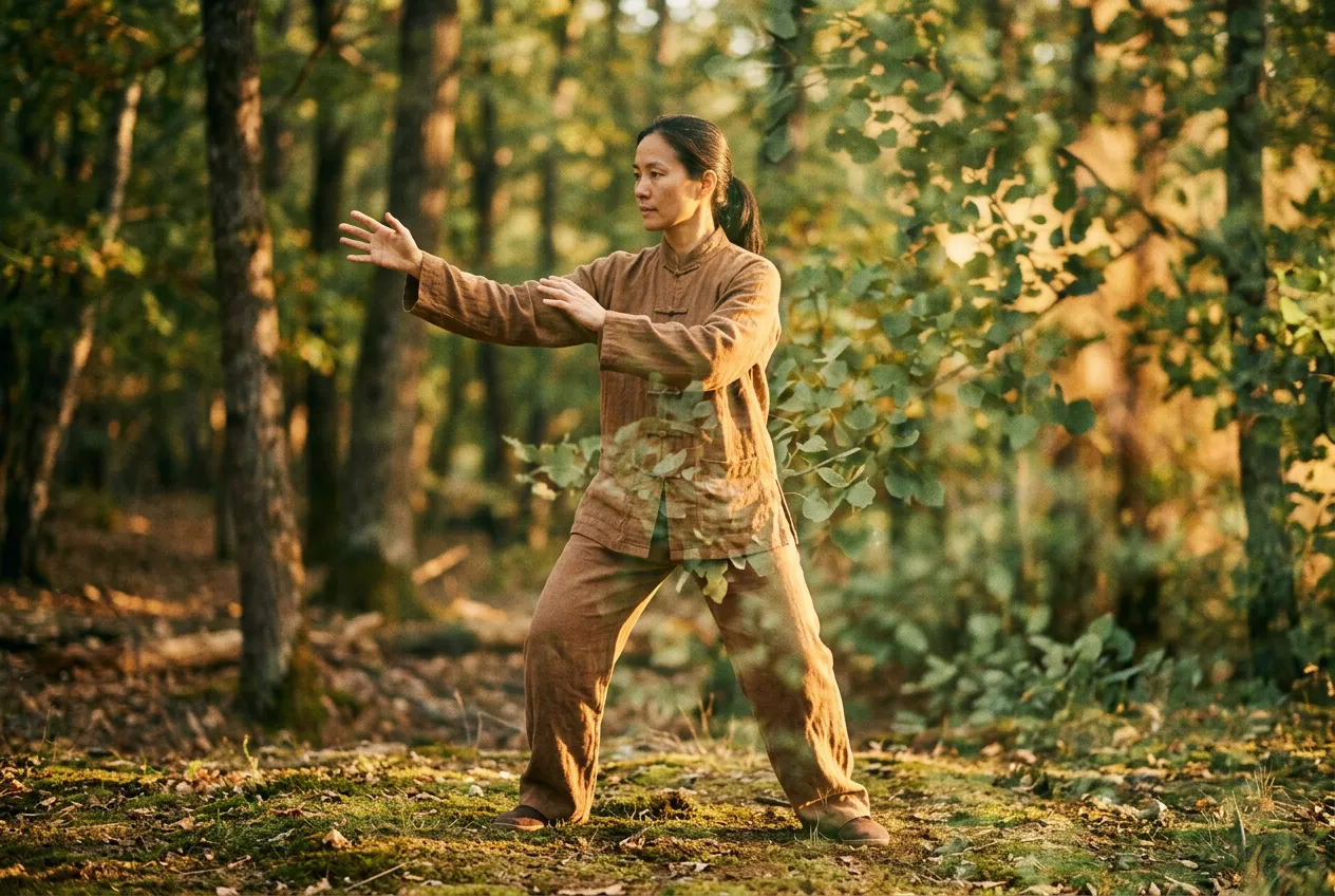 What Makes Tai Chi Meditative — tai chi practice illustration