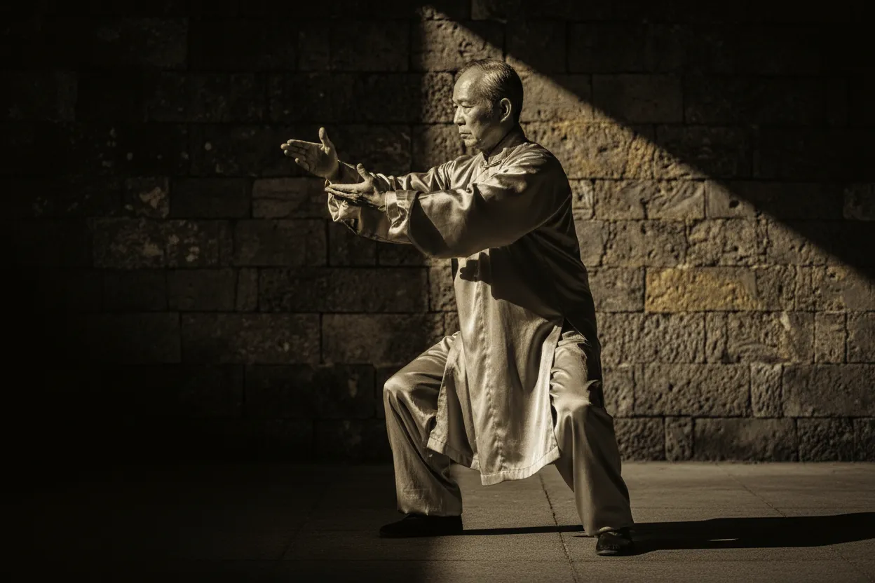 Single Whip and Its Variants — tai chi forms illustration